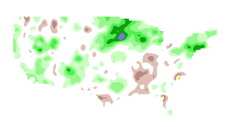 SPI 12 month CanCM4i Standardized Precipitation Index Outlook Lead 1