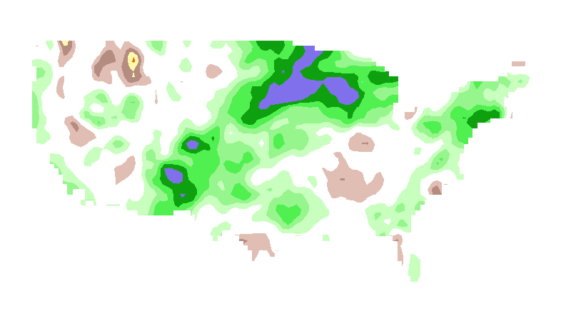 SPI 12 month CanCM4i Standardized Precipitation Index Outlook Lead 2