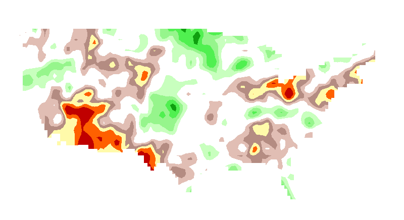 SPI 12 month NASA Standardized Precipitation Index Outlook Lead 2