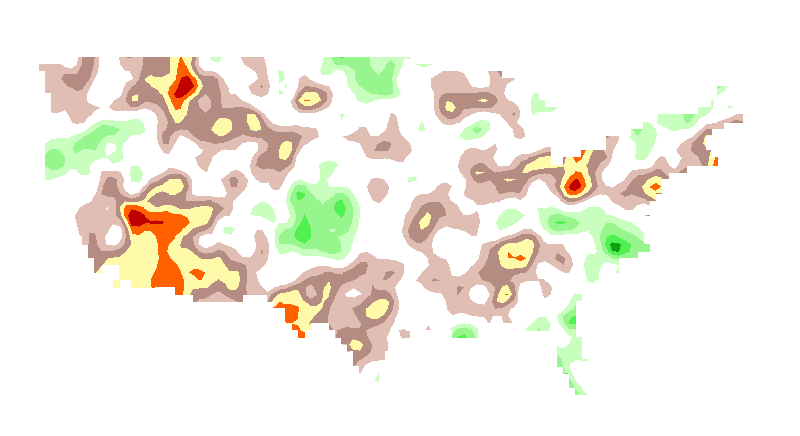 SPI 12 month NASA Standardized Precipitation Index Outlook Lead 3