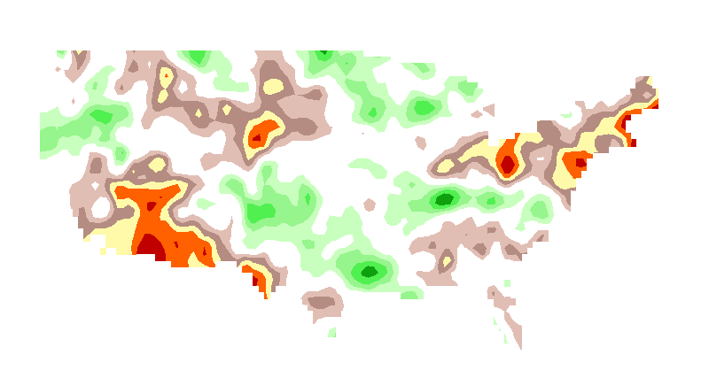 SPI 12 month NCAR Standardized Precipitation Index Outlook Lead 1