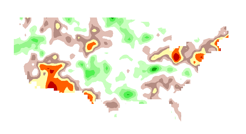 SPI 12 month Ensemble Standardized Precipitation Index Outlook Lead 1