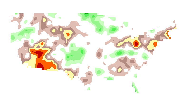 SPI 12 month Ensemble Standardized Precipitation Index Outlook Lead 2