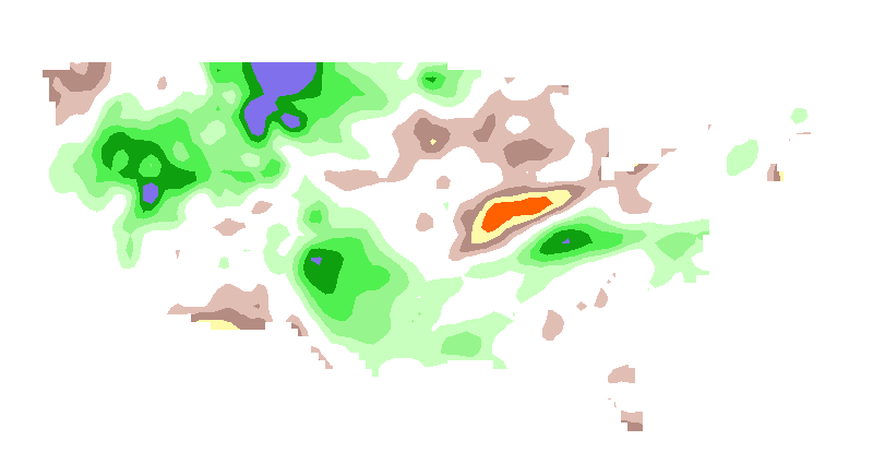 SPI 3 month CFSv2 Standardized Precipitation Index Outlook Lead 1