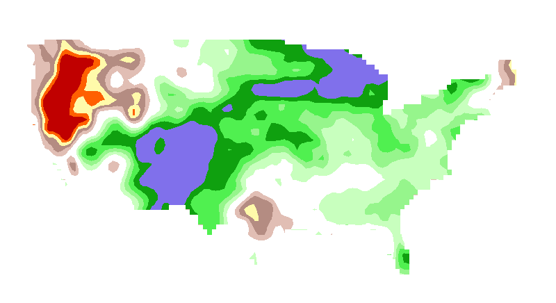 SPI 3 month CanCM4i Standardized Precipitation Index Outlook Lead 2