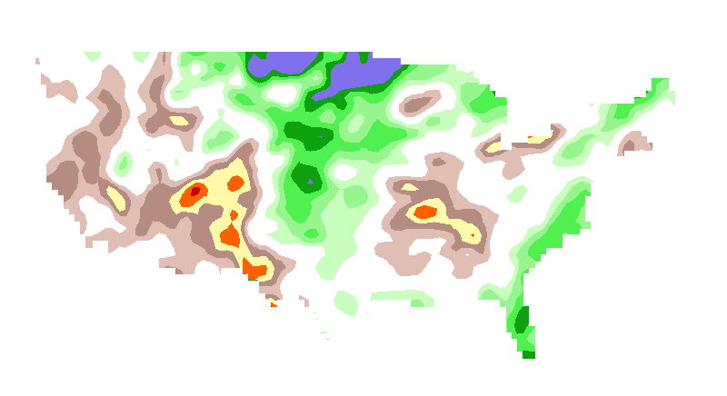 SPI 3 month NASA Standardized Precipitation Index Outlook Lead 2