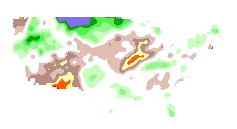 SPI 6 month CFSv2 Standardized Precipitation Index Outlook Lead 2