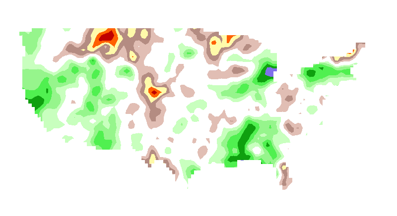 SPI 6 month GEM_NEMO Standardized Precipitation Index Outlook Lead 1