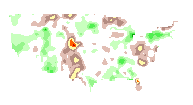 SPI 6 month GEM_NEMO Standardized Precipitation Index Outlook Lead 2