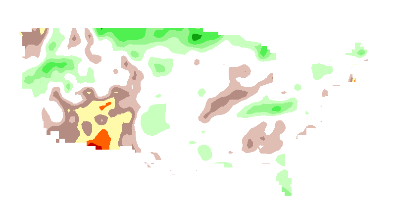 SPI 6 month Ensemble Standardized Precipitation Index Outlook Lead 2