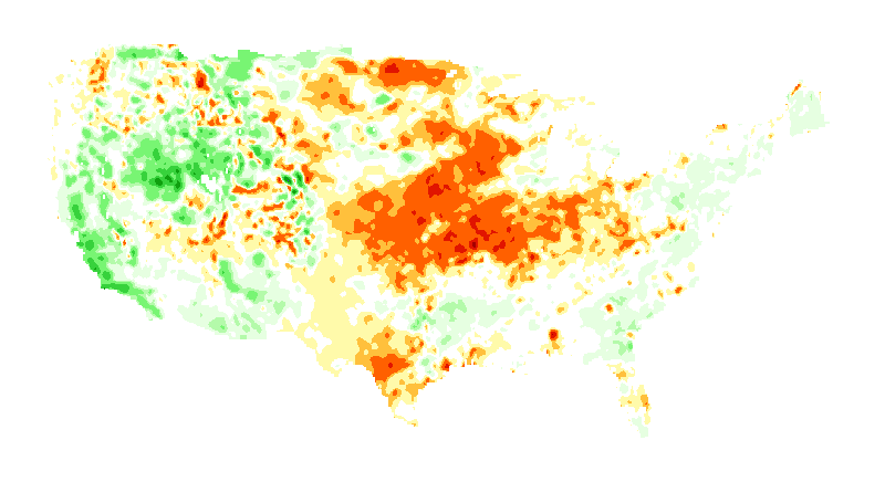 MOSAIC Soil Moisture Profile Anomaly 0 to 10 centimeters