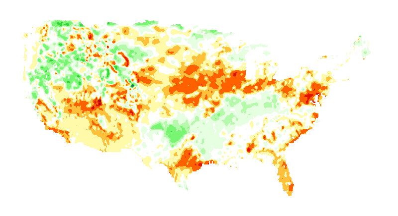 MOSAIC Soil Moisture Profile Anomaly 0 to 10 centimeters