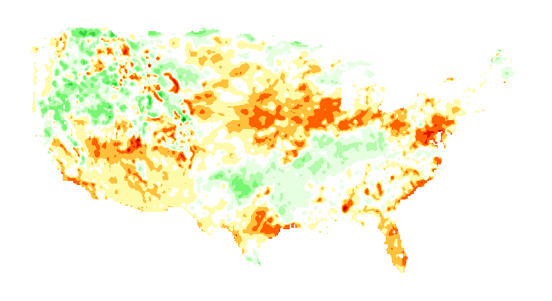 MOSAIC Soil Moisture Profile Anomaly 10 to 40 centimeters