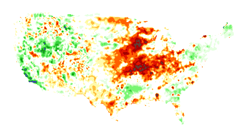 Total Soil Moisture Anomaly Mosaic