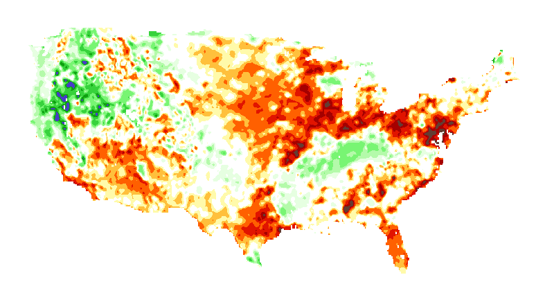 Total Soil Moisture Anomaly Mosaic