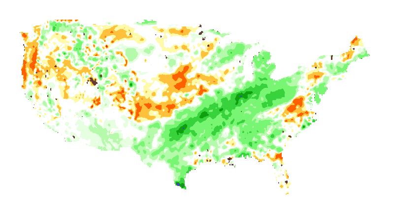 Total Soil Moisture Change Ensemble