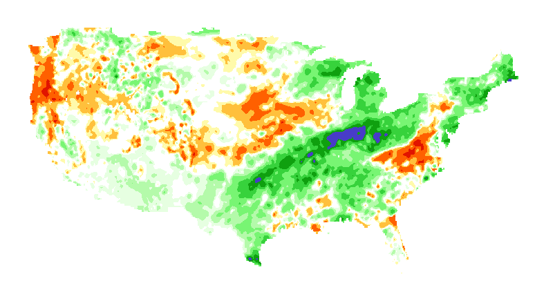 Total Soil Moisture Change Mosaic