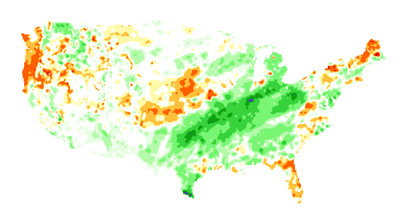 Total Soil Moisture Change NOAH