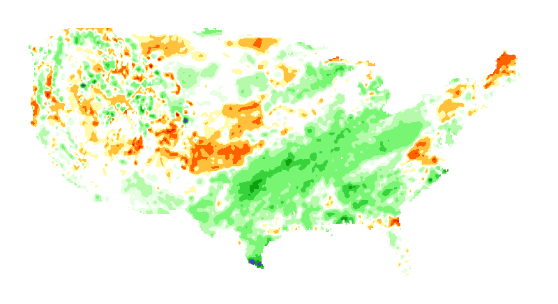 Total Soil Moisture Change VIC