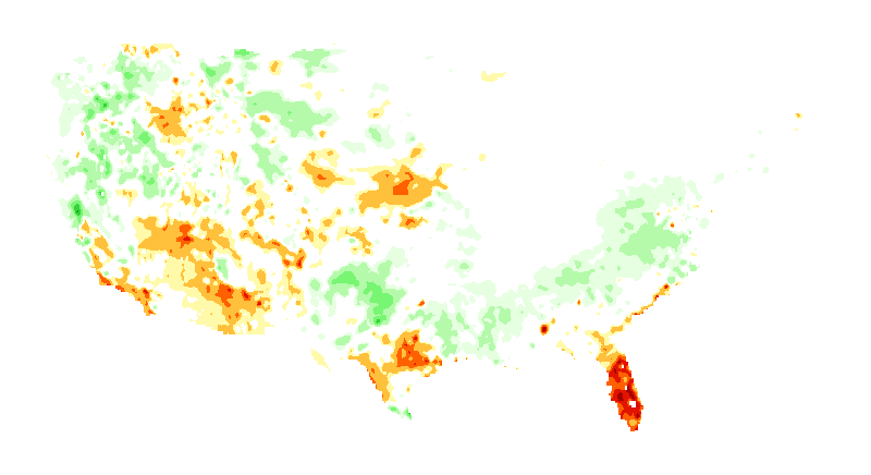 Evaporation Anomaly Mosaic