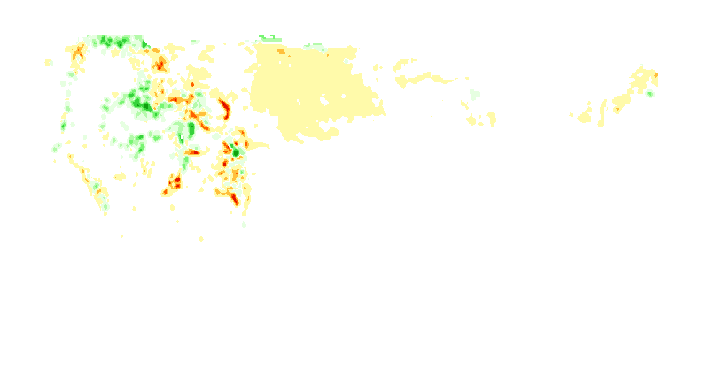 Snowcover Equivalent Anomaly Mosaic