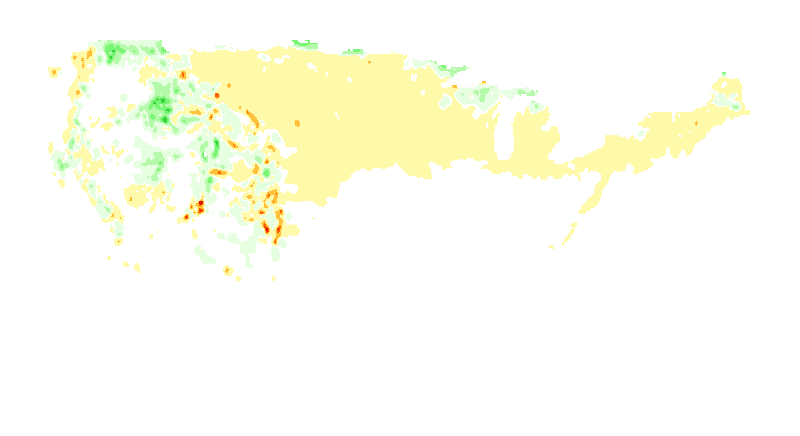 Snowcover Equivalent Anomaly VIC