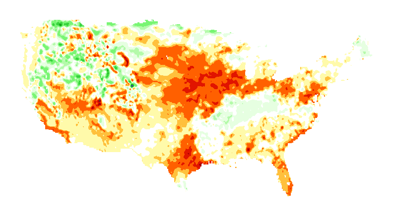 MOSAIC Soil Moisture Profile Anomaly 0 to 10 centimeters