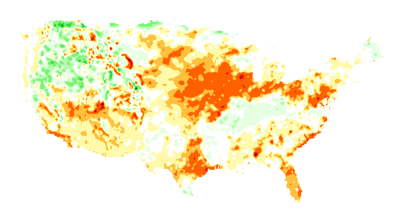 MOSAIC Soil Moisture Profile Anomaly 10 to 40 centimeters