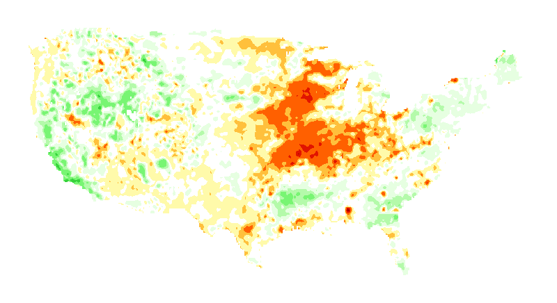 MOSAIC Soil Moisture Profile Anomaly 40 to 100 centimeters