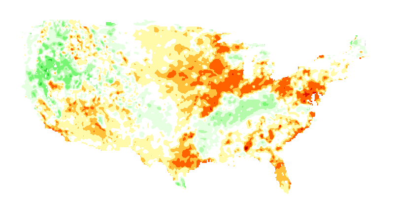 MOSAIC Soil Moisture Profile Anomaly 40 to 100 centimeters