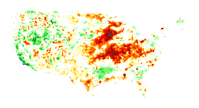 Total Soil Moisture Anomaly Mosaic