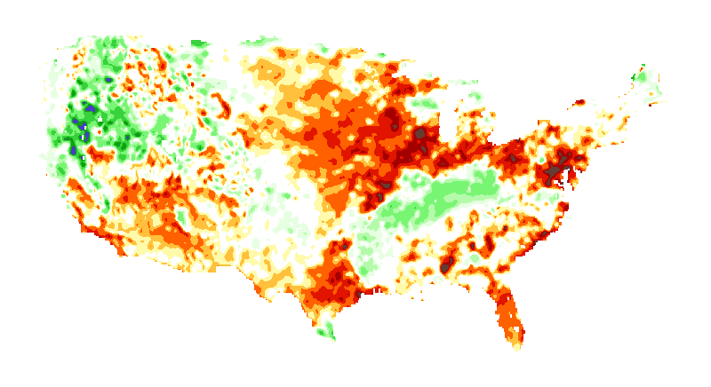 Total Soil Moisture Anomaly Mosaic