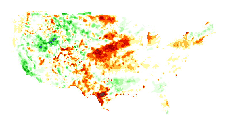 Total Soil Moisture Anomaly NOAH