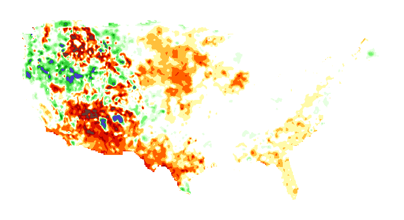 Total Soil Moisture Anomaly VIC