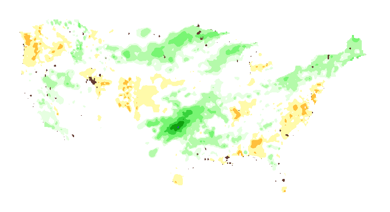 Total Soil Moisture Change Ensemble