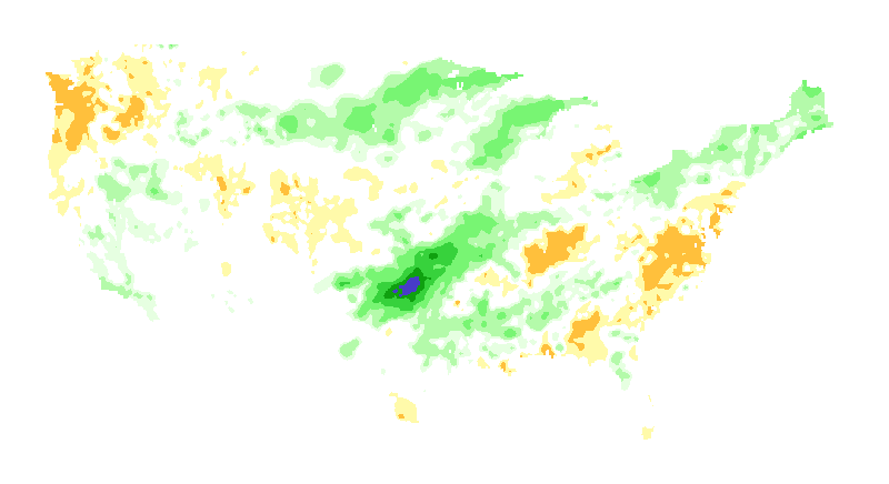 Total Soil Moisture Change Mosaic