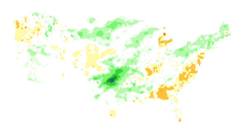 Total Soil Moisture Change NOAH