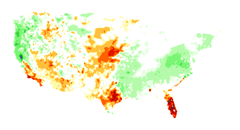 Evaporation Anomaly Mosaic