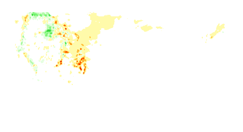 Snowcover Equivalent Anomaly VIC