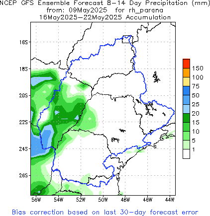 GFS Week 2 Accum Forecast