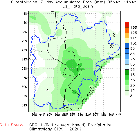7-Day Normal Precipitation (mm)