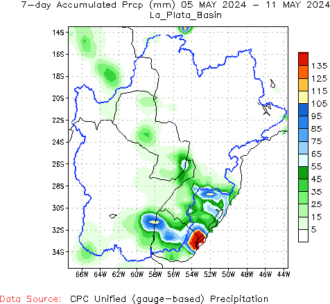 7-Day Total Precipitation (mm)