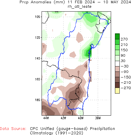 90-Day Anomaly Precipitation (mm)