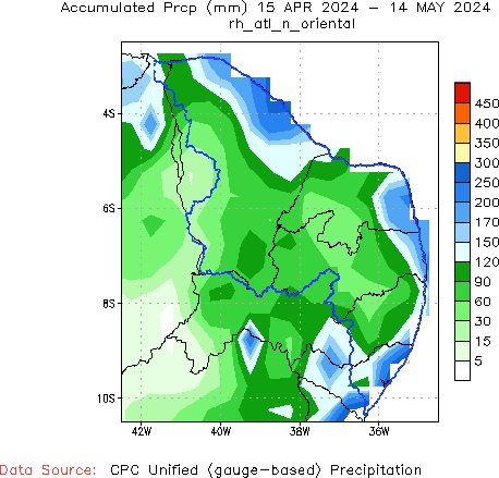 30-Day Total Precipitation (mm)