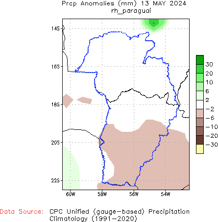 1-Day Anomaly Precipitation (mm)
