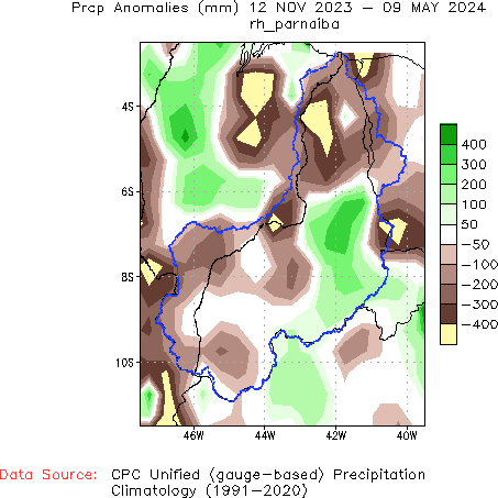 180-Day Anomaly Precipitation (mm)