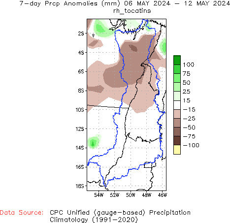 7-Day Anomaly Precipitation (mm)