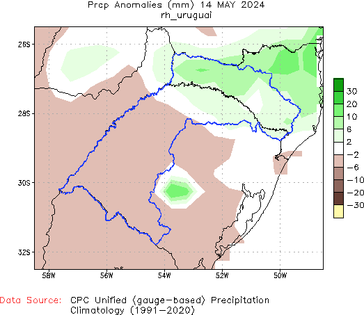 1-Day Anomaly Precipitation (mm)