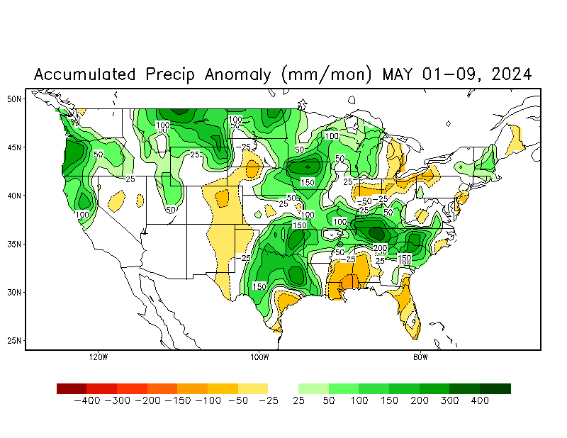 Daily Anomaly Precipitation (mm)