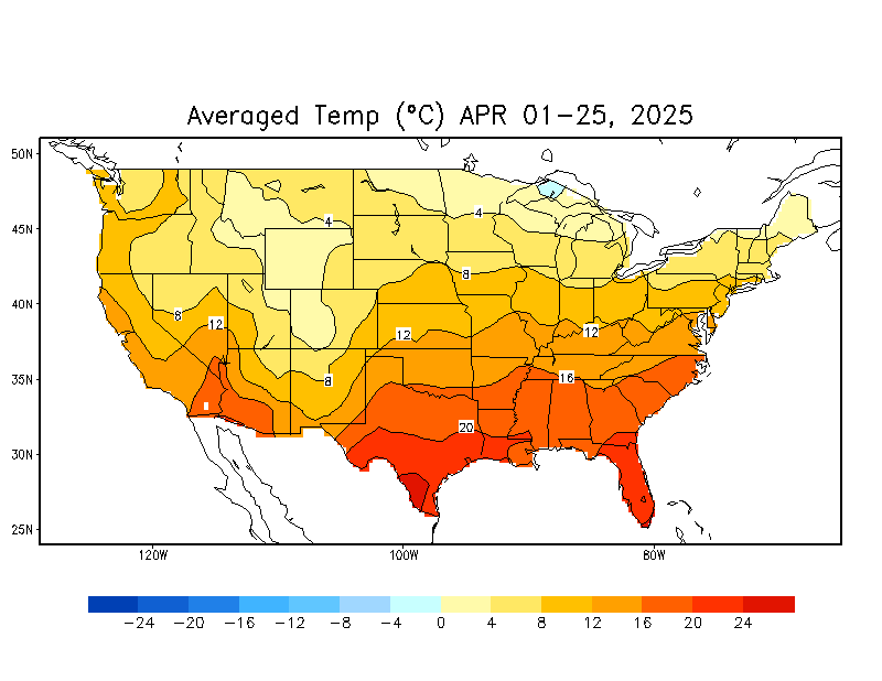 Daily Mean Temperature (C)